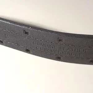 Western Three Silver Loops Black Belt Genuine Leather Women\'s Belt Small Vintage | Accessories | Western Three Silver Loops Black  main image 4